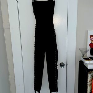 Fashion Nova full body suit in black for a night out!